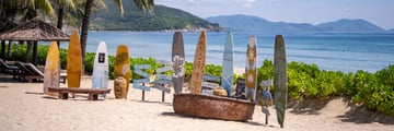 The beach at The Anam Cam Ranh