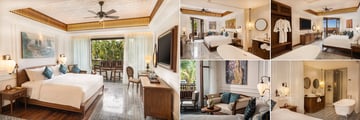 The Anam Mui Ne Rooms: Deluxe Room (left), Anam Room (middle), Premium Ocean View Room (right)