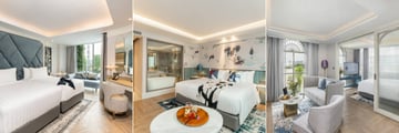The Salil Riverside Rooms: Deluxe PooL View, Deluxe Riverside & Riverview Balcony Rooms