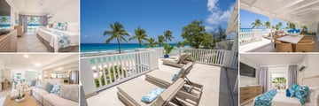 Three Bedroom Luxury Oceanfront Penthouse at Sugar Bay Barbados