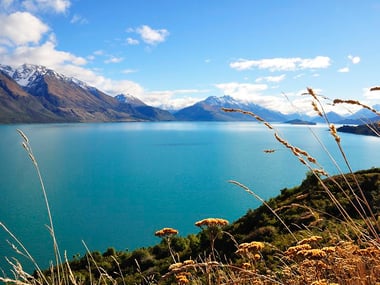 The stunning Lake Wakatipu