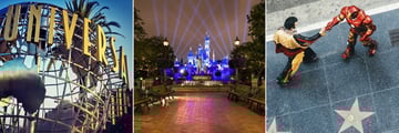 Universal, Disneyland Park, Hollywood Walk of Fame, Los Angeles