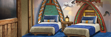 Themed kid's rooms at Universal Helios Grand Hotel