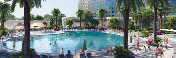 Resort pool at Universal Terra Nova Resort