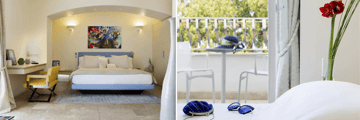 Superior room with Balcony and side sea views