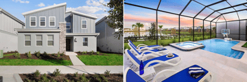 Private villa and pool at the Villatel Orlando Resort