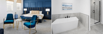 Master bedroom and en-suite