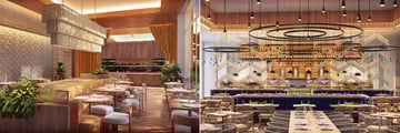 Scena and Trade Market in W Punta Cana - rendered images