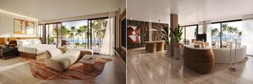 Oasis Mega Suite in W Punta Cana - rendered images