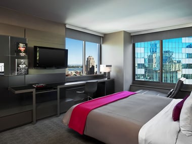 Corner view guestroom, W Times Square