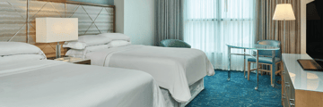 Double Queen room at the Walt Disney World Dolphin Hotel