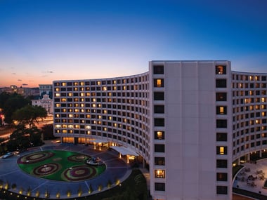 Exterior at night