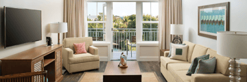 Two Bedroom Villa living area