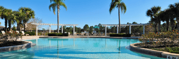 Watersong clubhouse pool with zero-entry