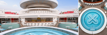 Wellbeing Spa on Virgin cruise ship