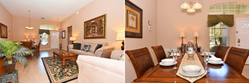 West Haven home, living and dining areas