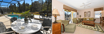 West Haven home, private pool and living area
