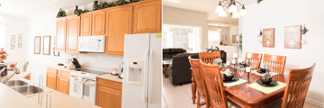 Windsor Hills home, kitchen and dining area