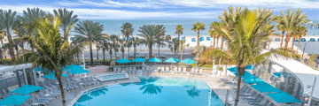 The pool at the Wyndham Grand Clearwater Beach