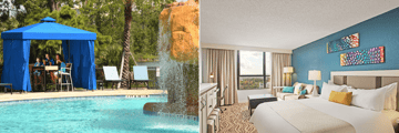 Poolside cabana, King room