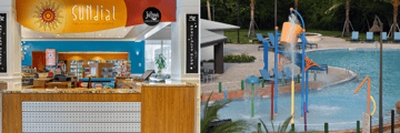 Sundial Cafe, pool splash zone