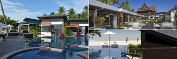 Aava Resort & Spa, Poolside Villas, Deluxe Bungalows Walkway and Pool and Beach