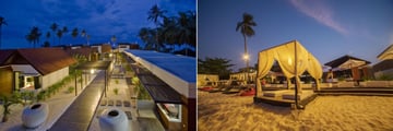 Aava Resort & Spa, Resort and Beach at Twilight