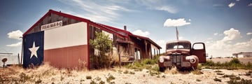 Abandoned Route 66 Restaurant, Texas