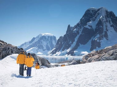 Mountain View in Antarctica