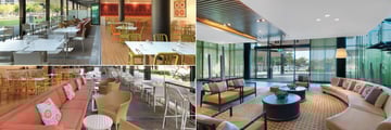 Curve Restaurant, Hotel Reception and Curve Restaurant at Adina Apartment Hotel Darwin Waterfront