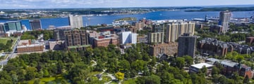 Aerial View of Halifax public gardens