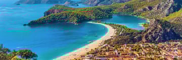 Aerial view of Fethiye