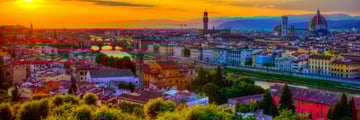 Aerial view of Florence, Italy