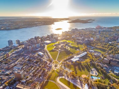 Aerial view of Halifax, Nova Scotia