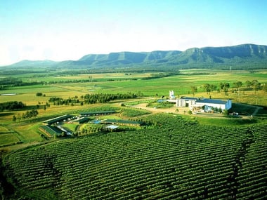 Aerial view of Hunter Resort