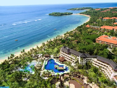 Aerial view of Nusa Dua Beach Hotel