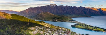 Aerial view of Queenstown