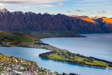 Aerial view of Queenstown