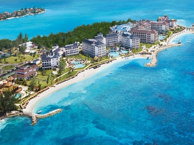 Aerial view of Secrets St James resort