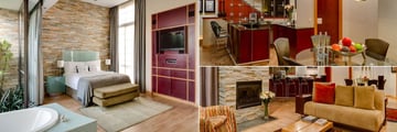 African Pride Melrose Arch Hotel, Presidential Suite Bedroom, Recreational Room and Lounge