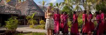 African wedding with Swahili choir - Turtle Bay