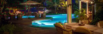 The Terrace at AfroChic Diani Beach Hotel