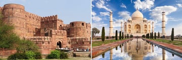 Agra Fort & Taj Mahal