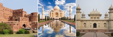 The Agra Fort, Taj Mahal & Baby Taj