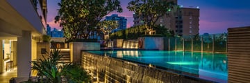 Akyra Thonglor Bangkok, Pool at Night