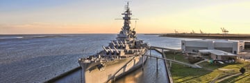 Mobile, Alabama. USS Alabama Battleship