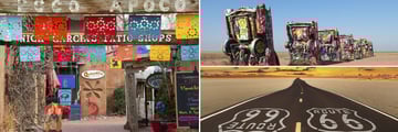 Albuquerque, Amarillo Cadillac Ranch & Route 66