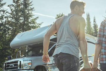 Families in Algonquin National Park, Ontario
