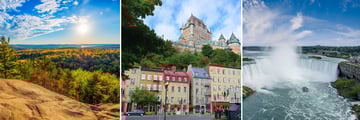 Algonquin Provincial Park, Quebec City & Niagara Falls, Eastern Canada