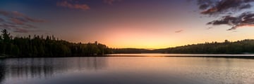 Sunset over Algonquin Provincial Park